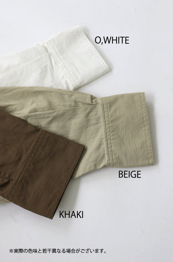 【ACUTA】【PRE ORDER】ワイヤーカラーシャツ