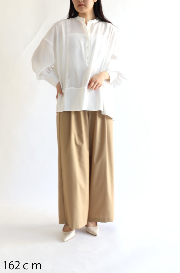 【ACUTA】 カットソードッキングブラウス