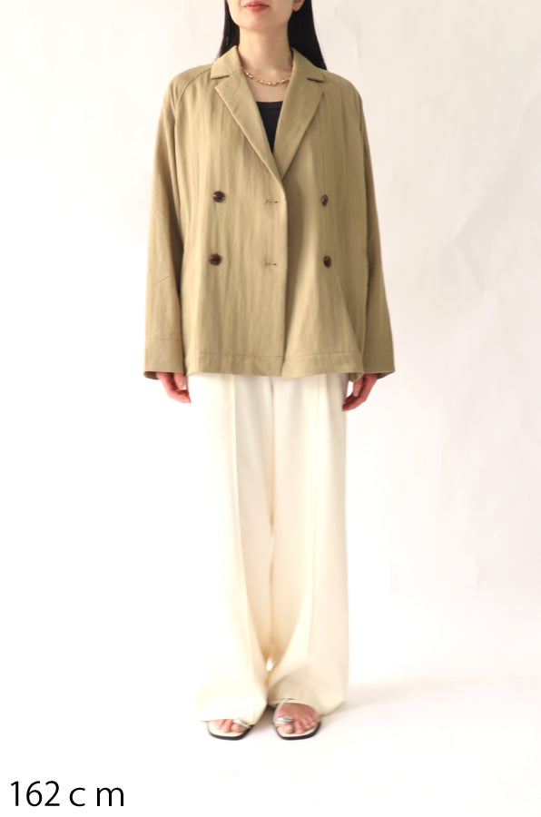 【ACUTA】【PRE ORDER】ダブルブレストショートコート