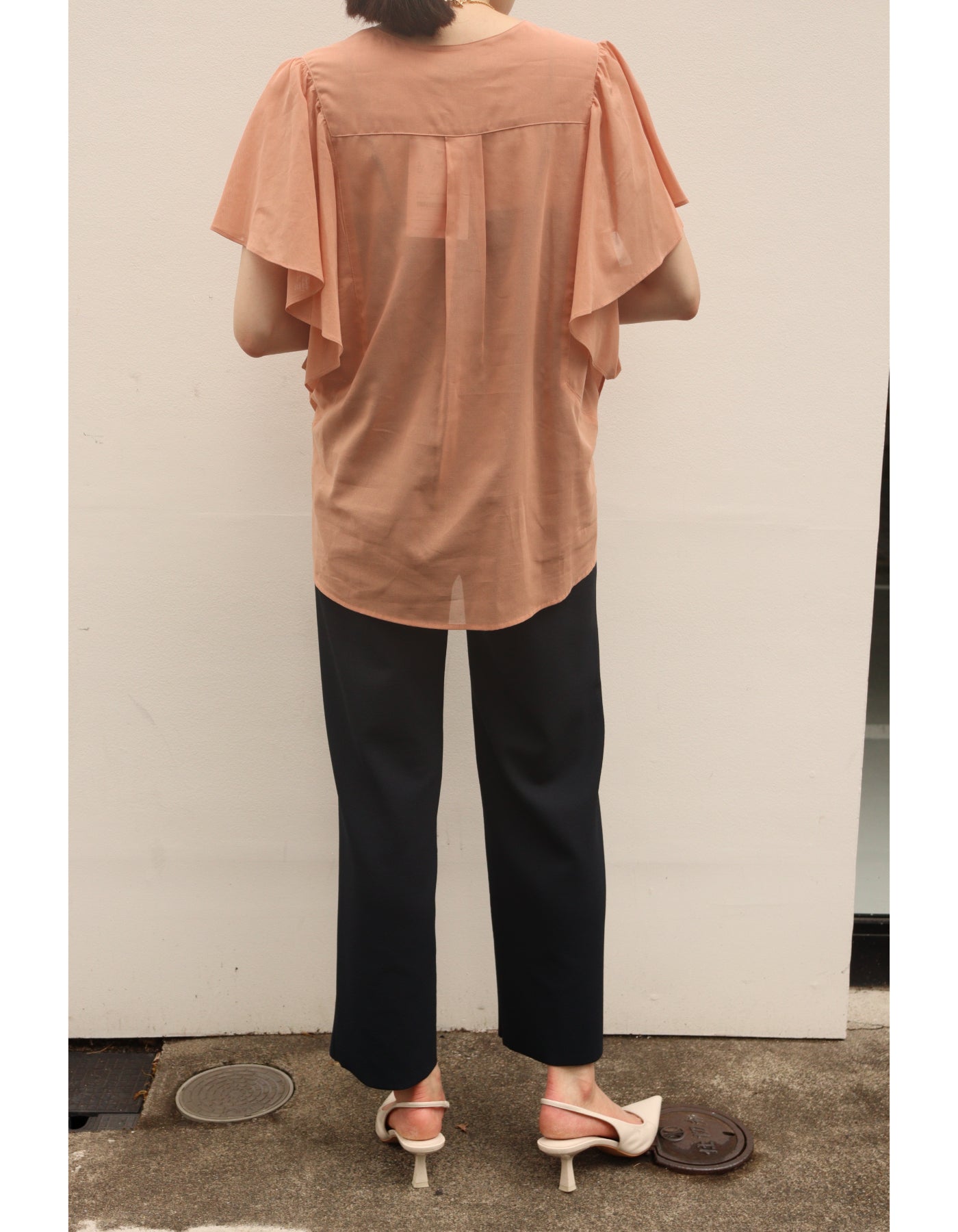 【ACUTA アクータ】ラッフルスリーブブラウス