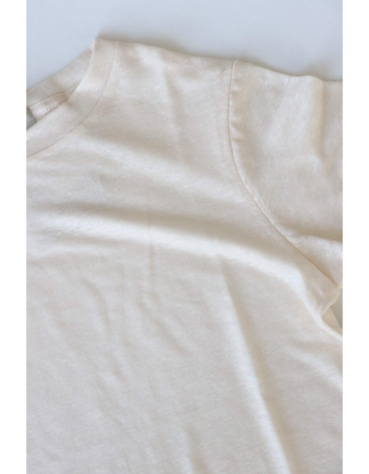 【ACUTA アクータ】リネンクルーネックTシャツ