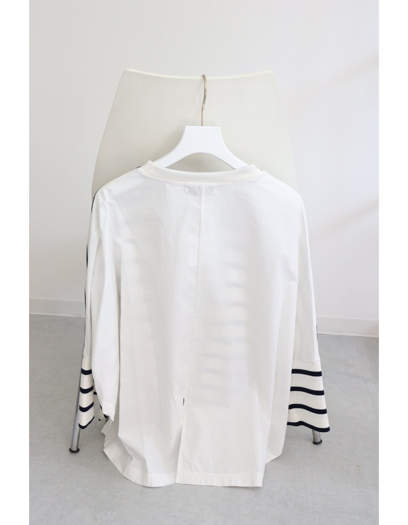 【ACUTA アクータ】ドルマンボーダーカットソー