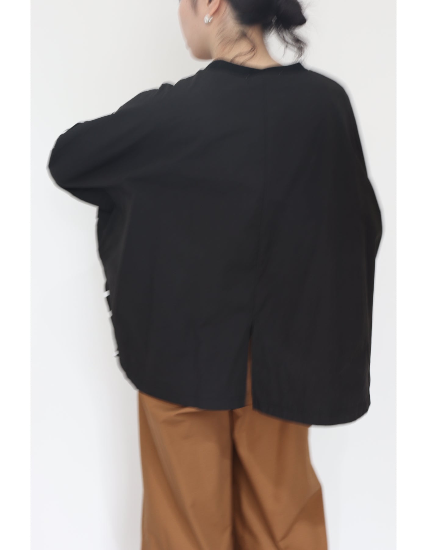 【ACUTA アクータ】ドルマンボーダーカットソー