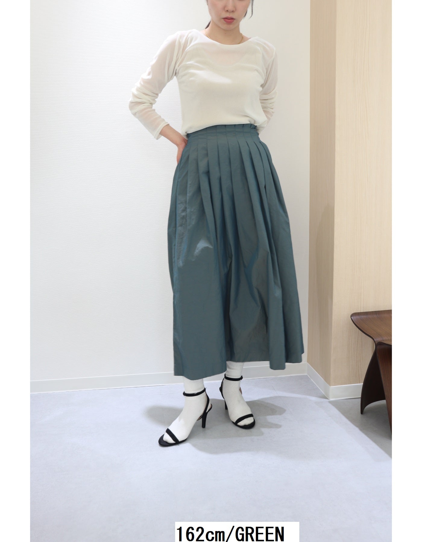 【ACUTA アクータ】シャンブレータフタタックスカート