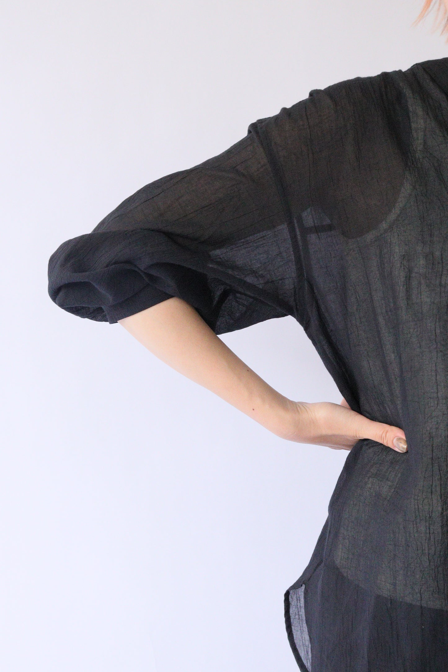 【ACUTA アクータ】袖リブバックベルトコート