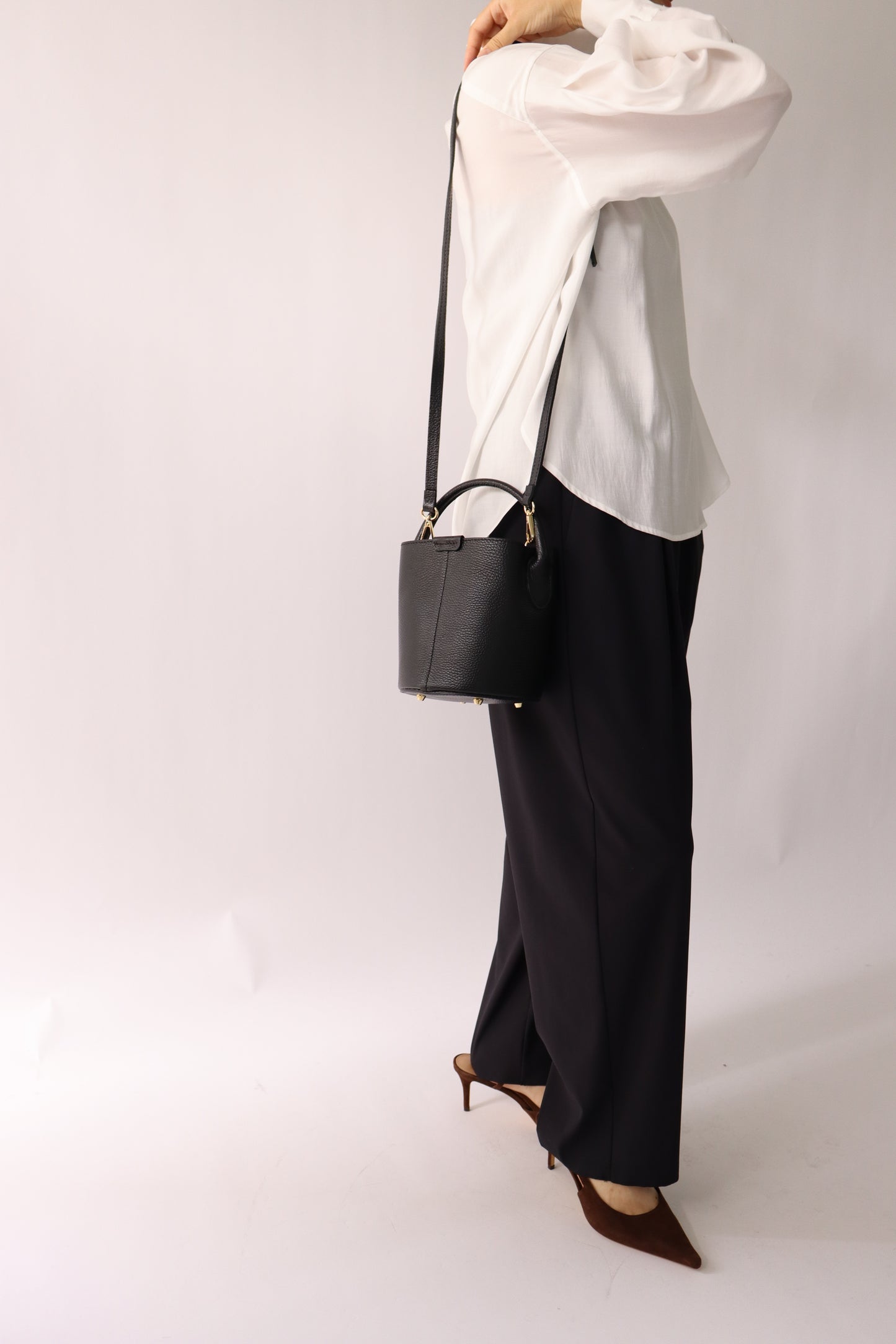 【MILLELA FIRENZE】ワンハンドルミニバケツバッグ