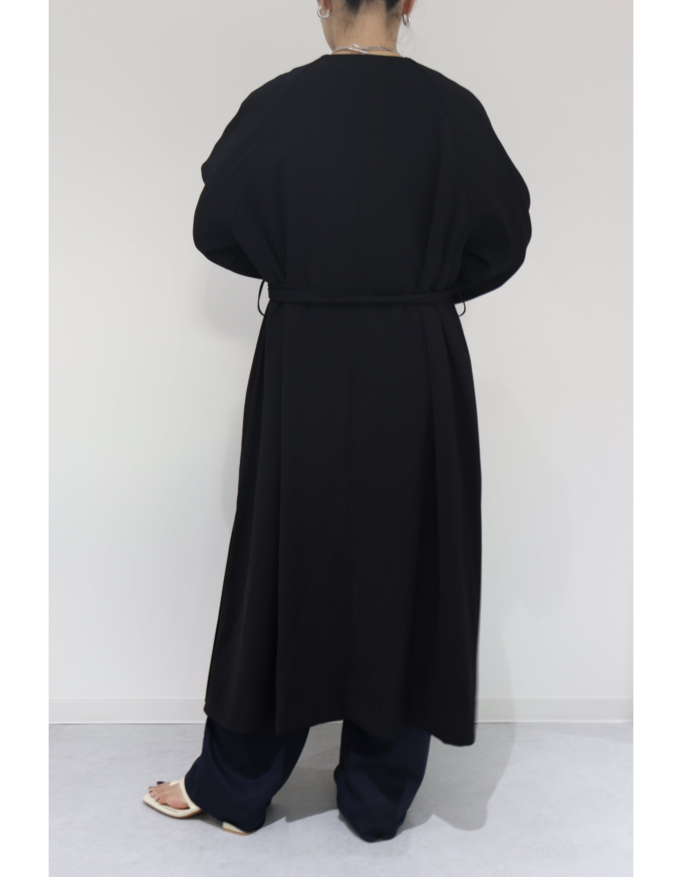【ACUTA アクータ】エステルツイル袖リブコート