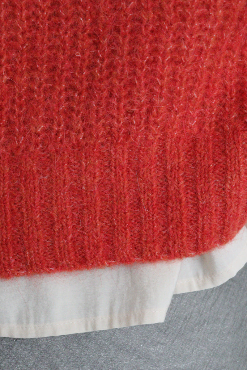 【ACUTA】アルパカシャギーニットベスト