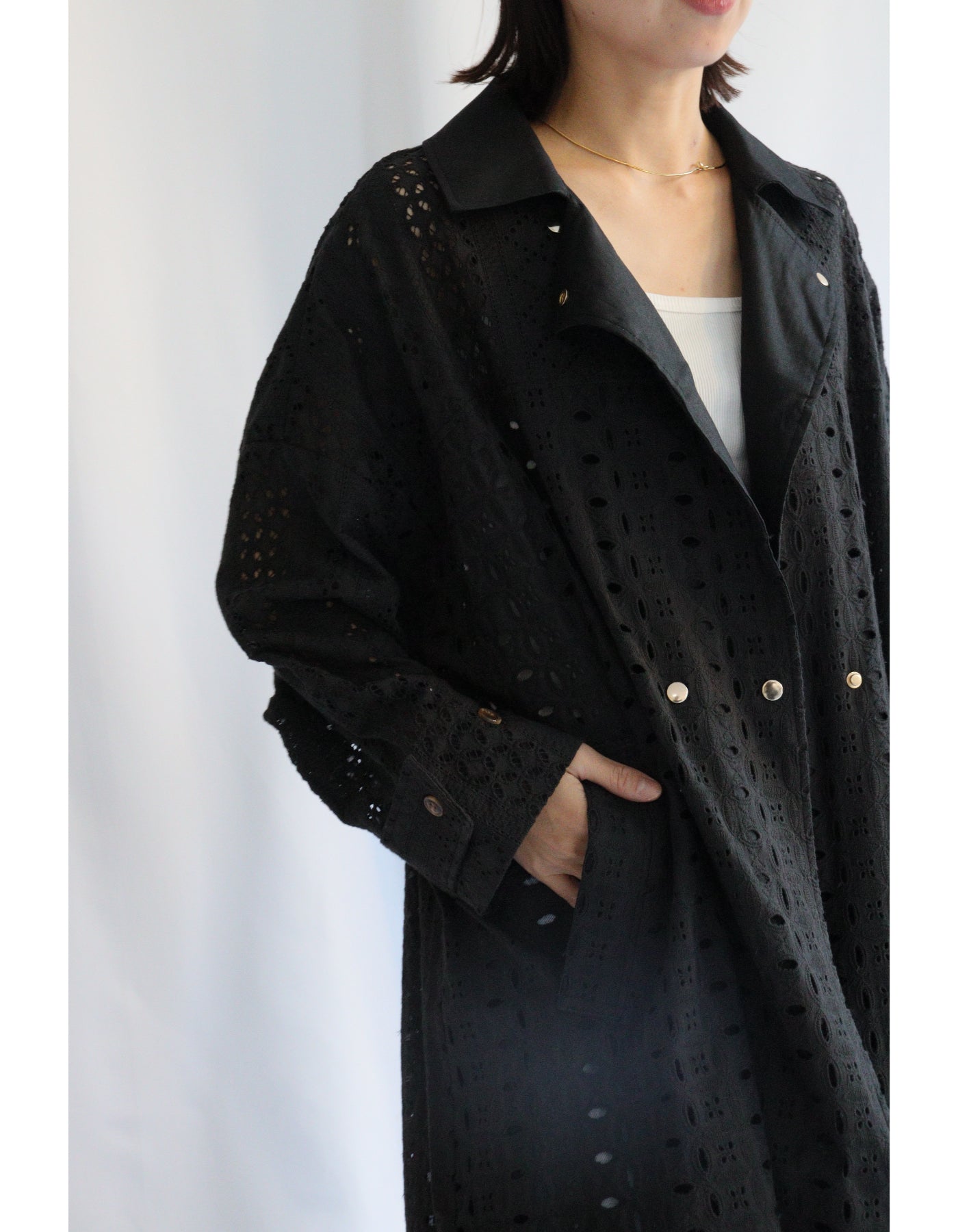 【ACUTA】コットンレーステントコート