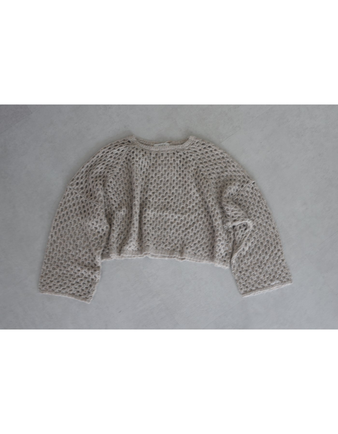 【ACUTA アクータ】ラメメッシュニット