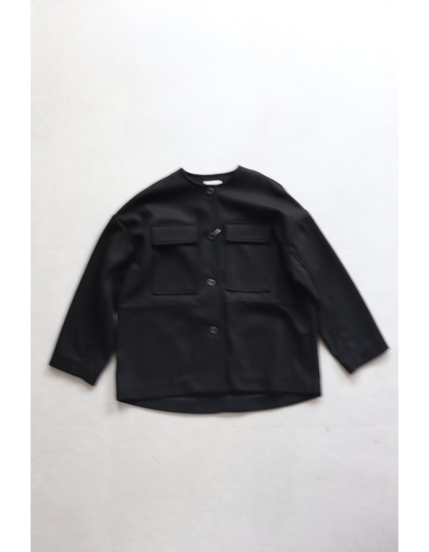 【ACUTA アクータ】ボンディングウールノーカラージャケット