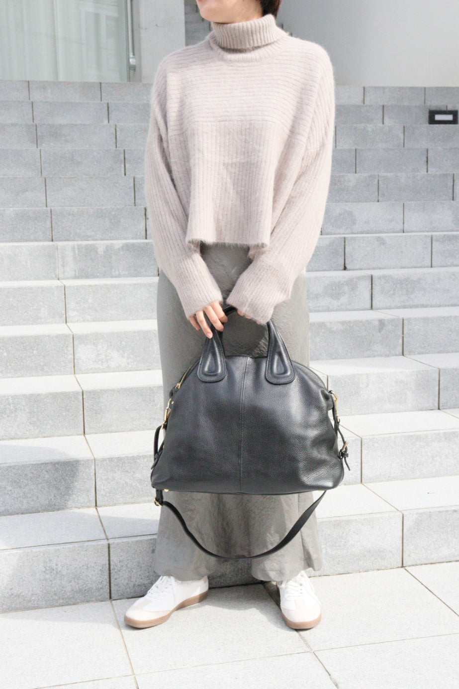 【ACUTA】フォックスリブタートルニット