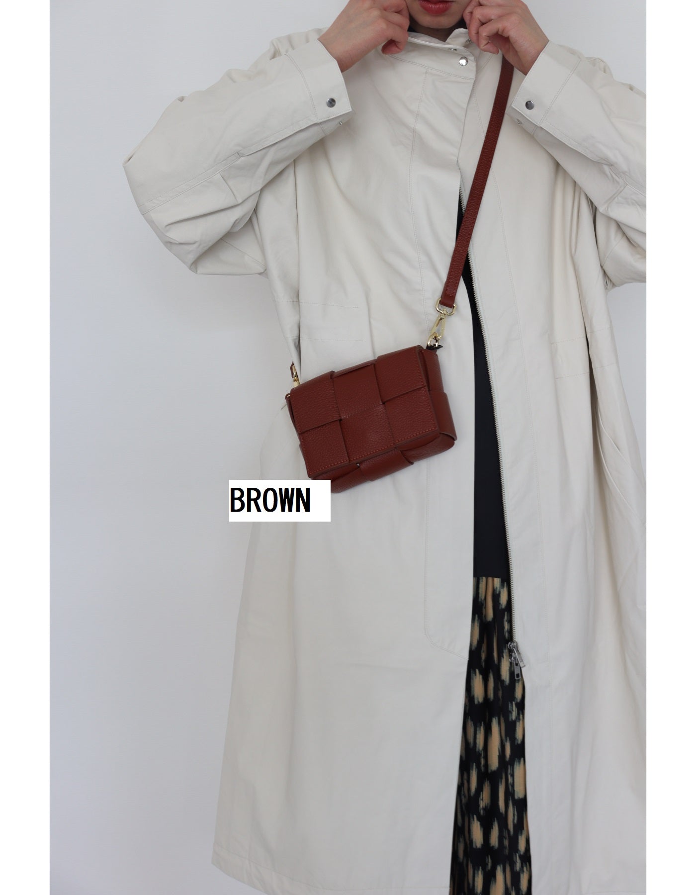 【MILLELA FIRENZE】ワイドメッシュバッグ