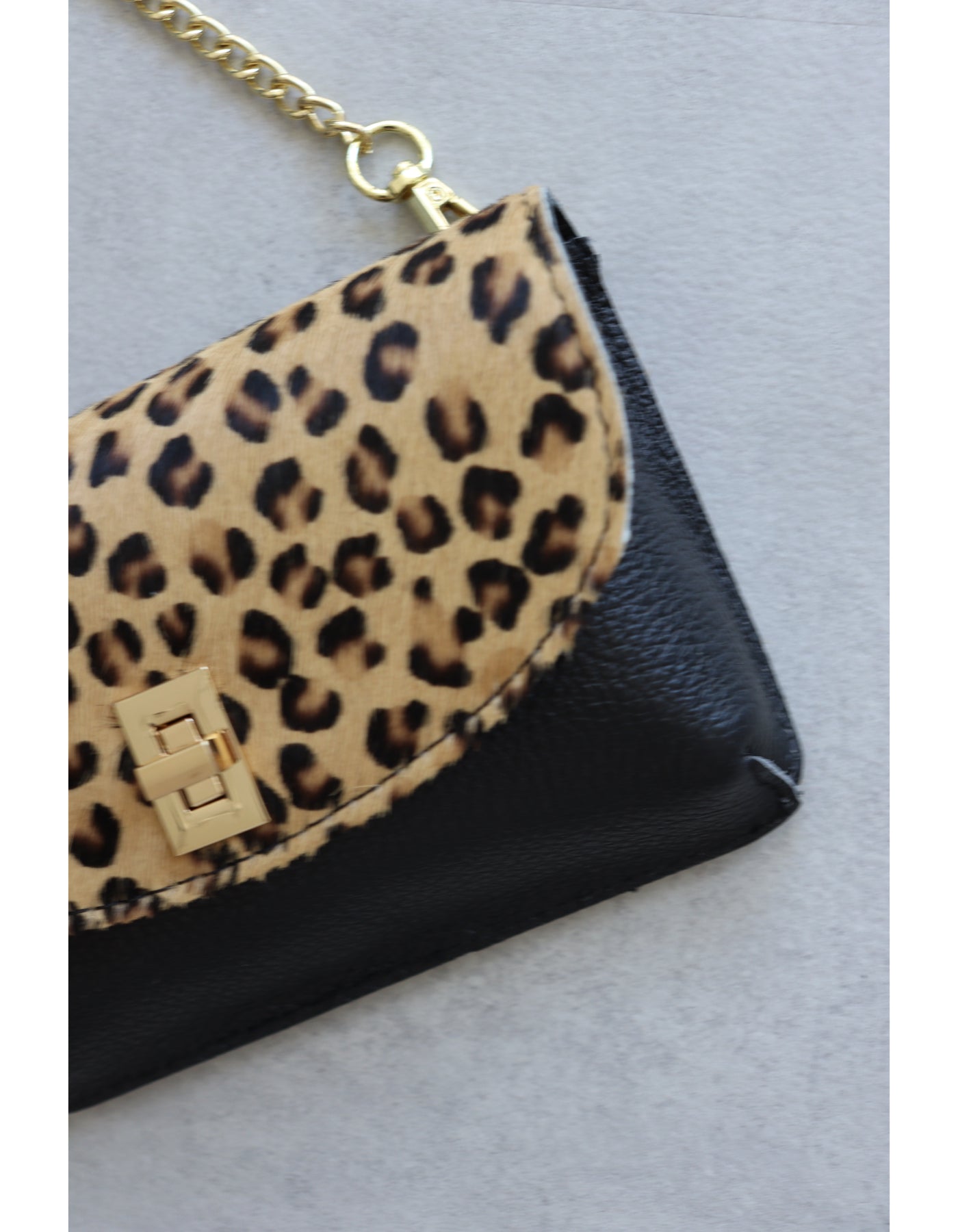 【MILLELA FIRENZE】レオーパードチェーンバッグ