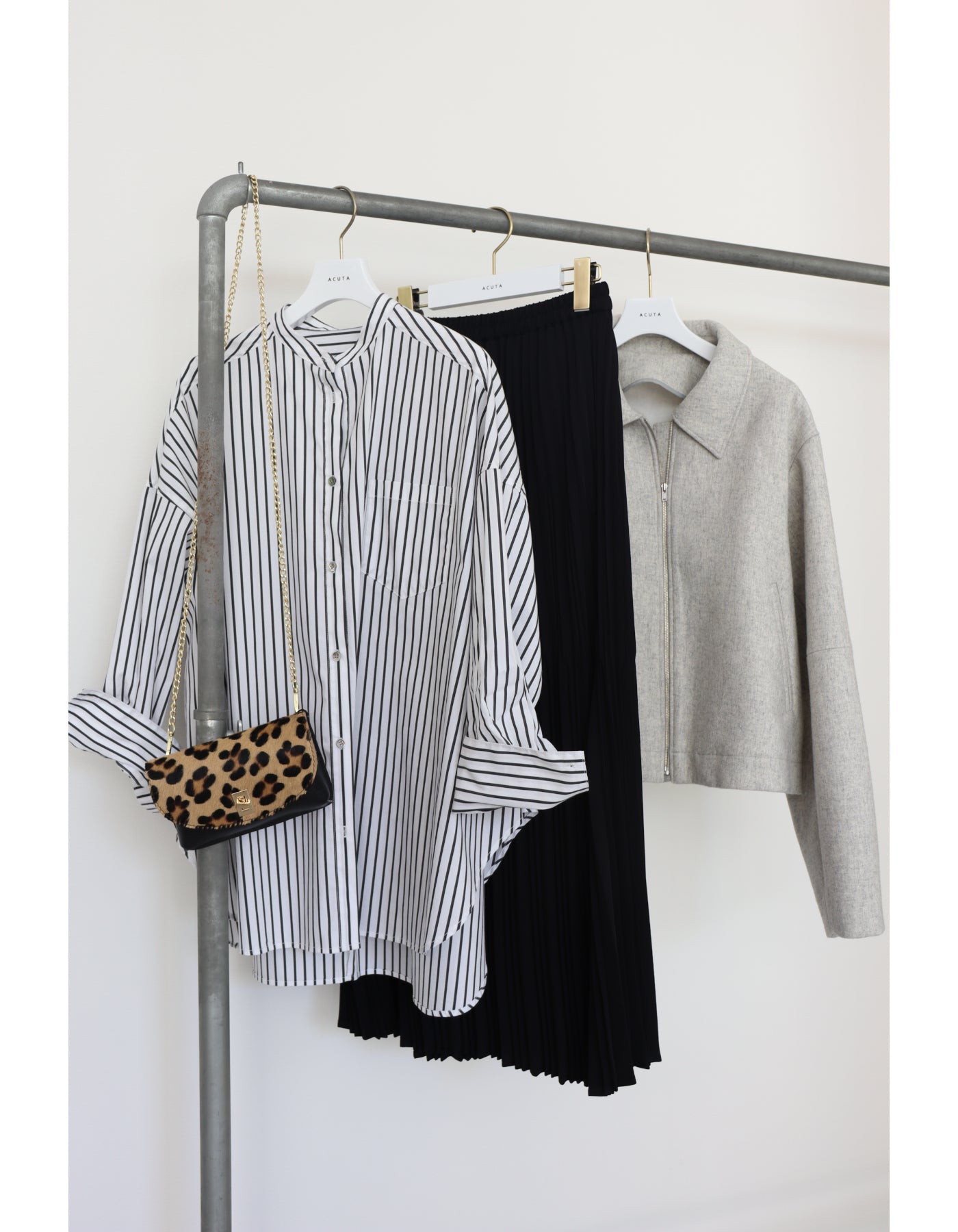 【MILLELA FIRENZE】レオーパードチェーンバッグ