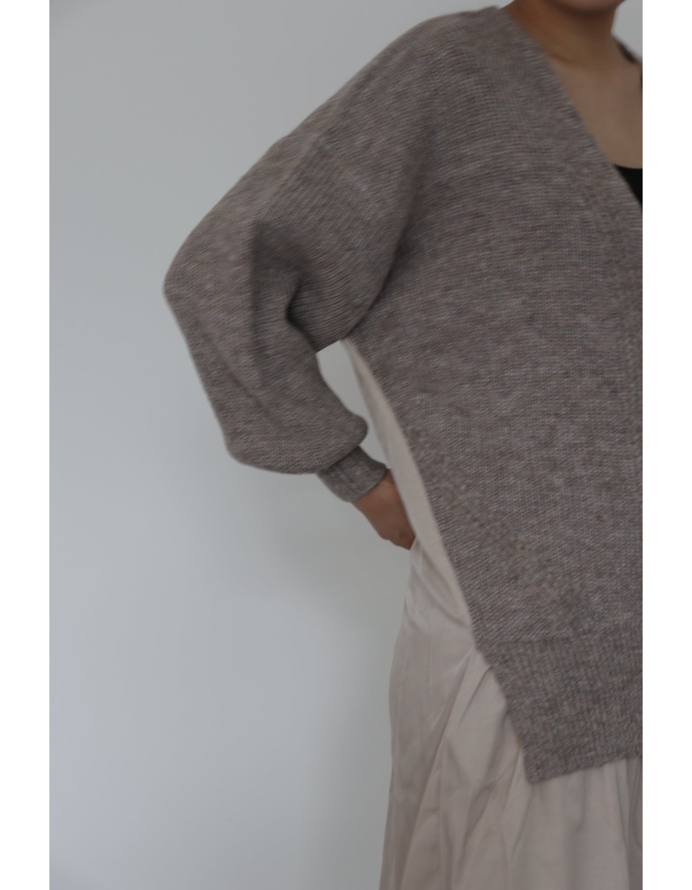 【ACUTA アクータ】レイヤードライクニットワンピース