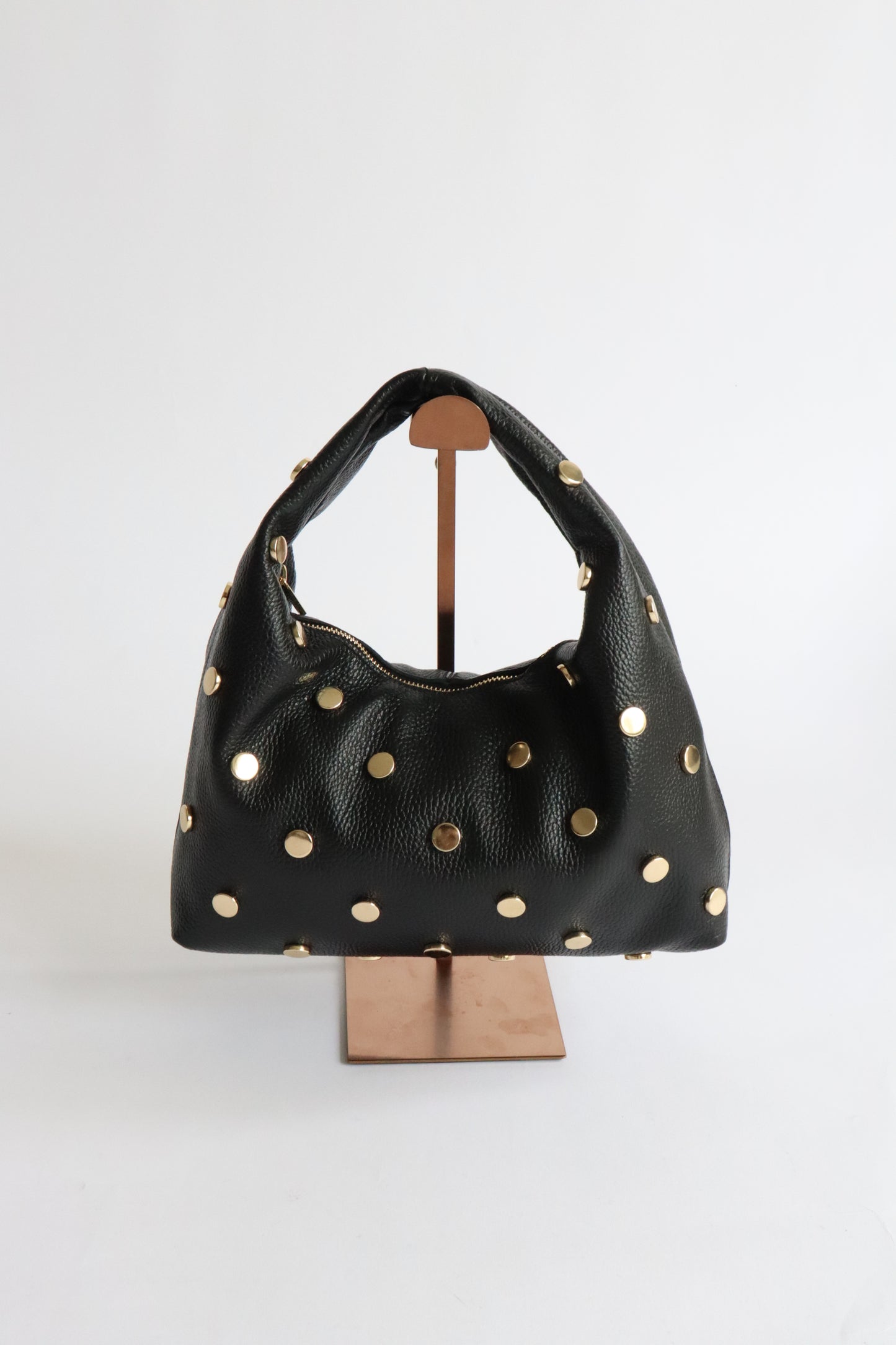 【MILLELA FIRENZE】フラットスタッズハンドバッグ