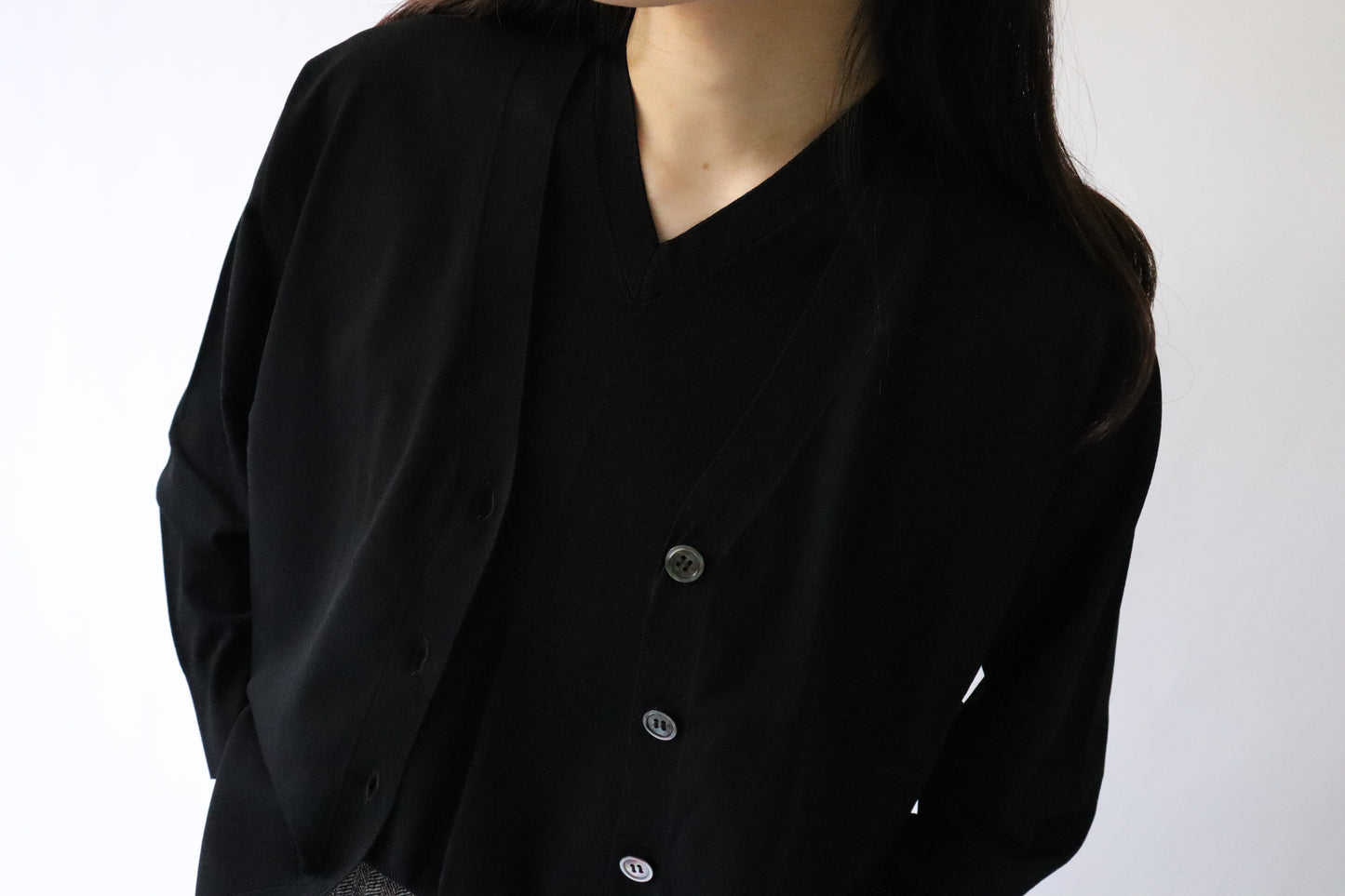 【ACUTA】 モダールハイゲージ2WAYカーディガン