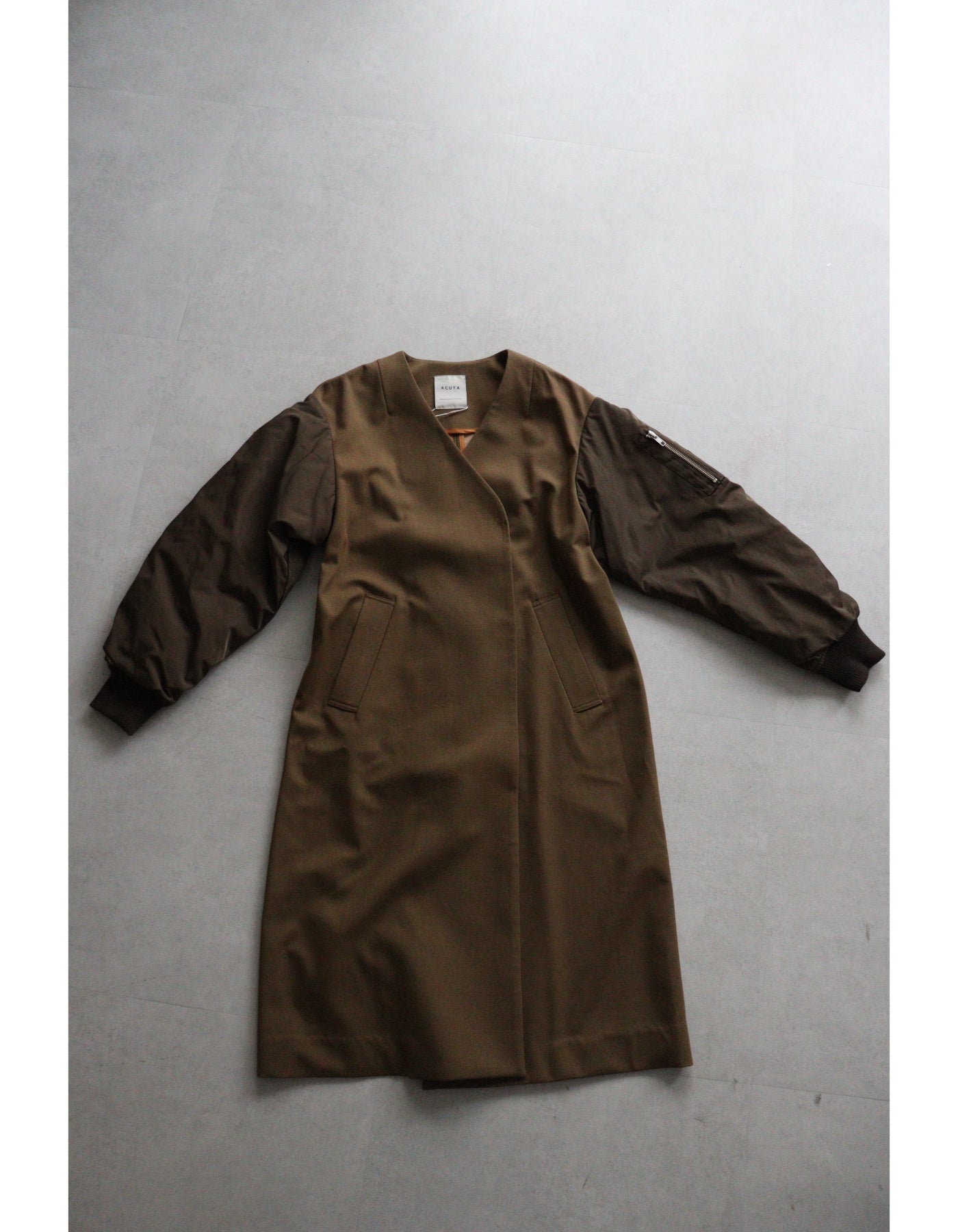 【ACUTA アクータ】ボンディング×タフタデザインコート