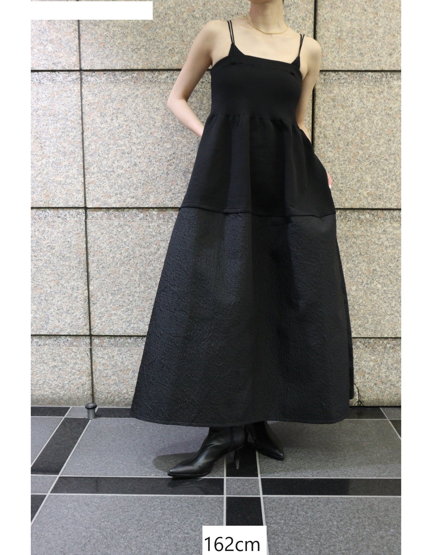【ACUTA アクータ】マトラッセジャガード×ニットワンピース
