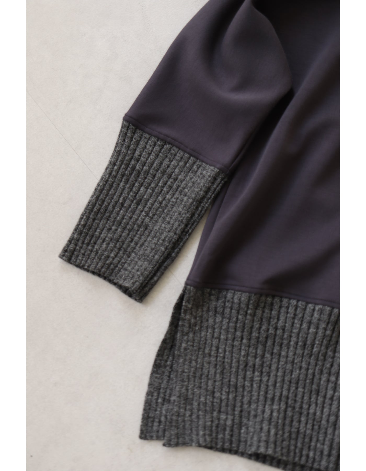 【ACUTA アクータ】リブ×カットソートップス