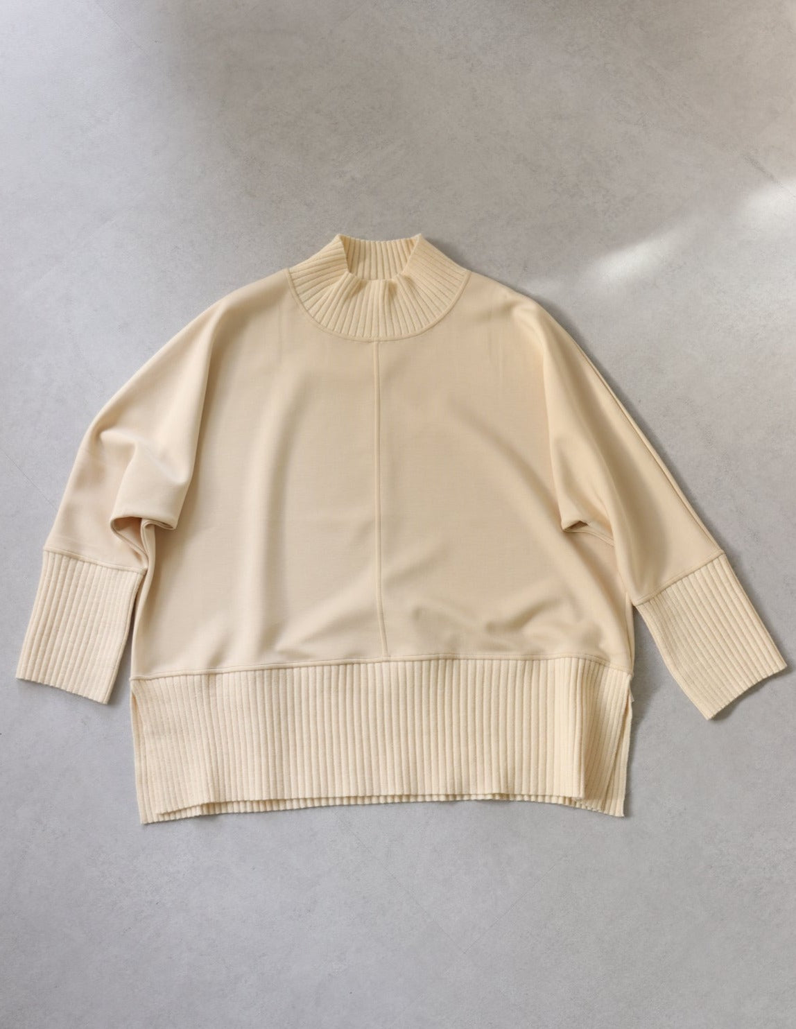 【ACUTA アクータ】リブ×カットソートップス