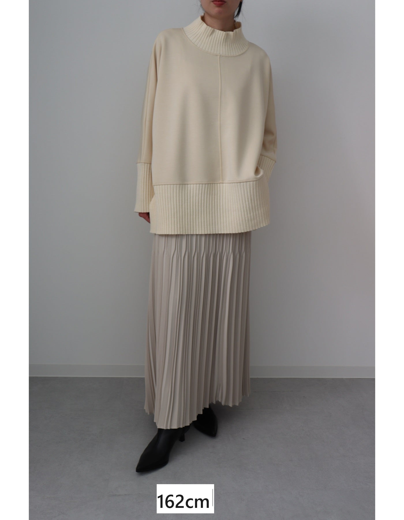 【ACUTA アクータ】リブ×カットソートップス