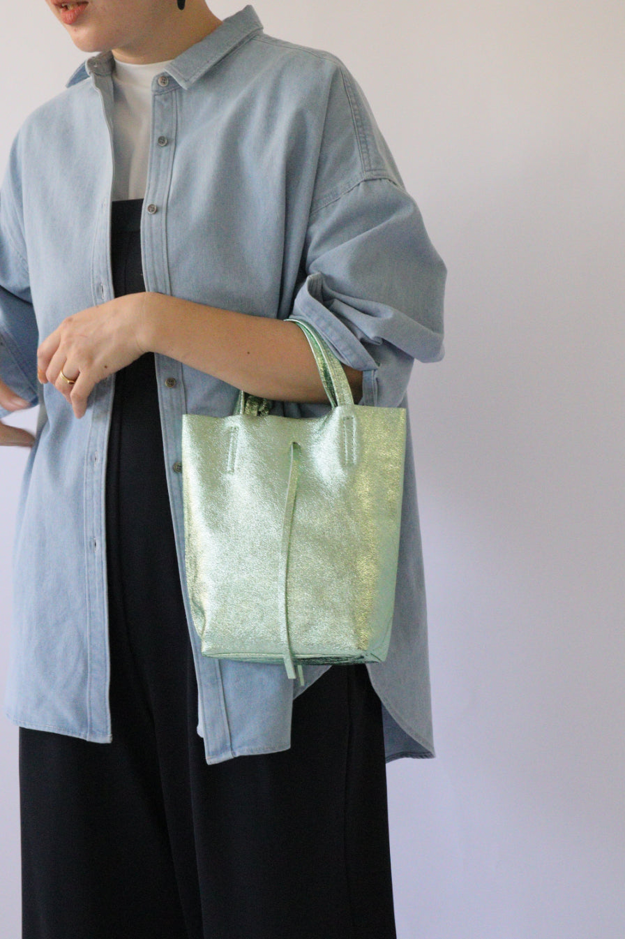 【ACUTA】ウォッシュデニム2WAYシャツ