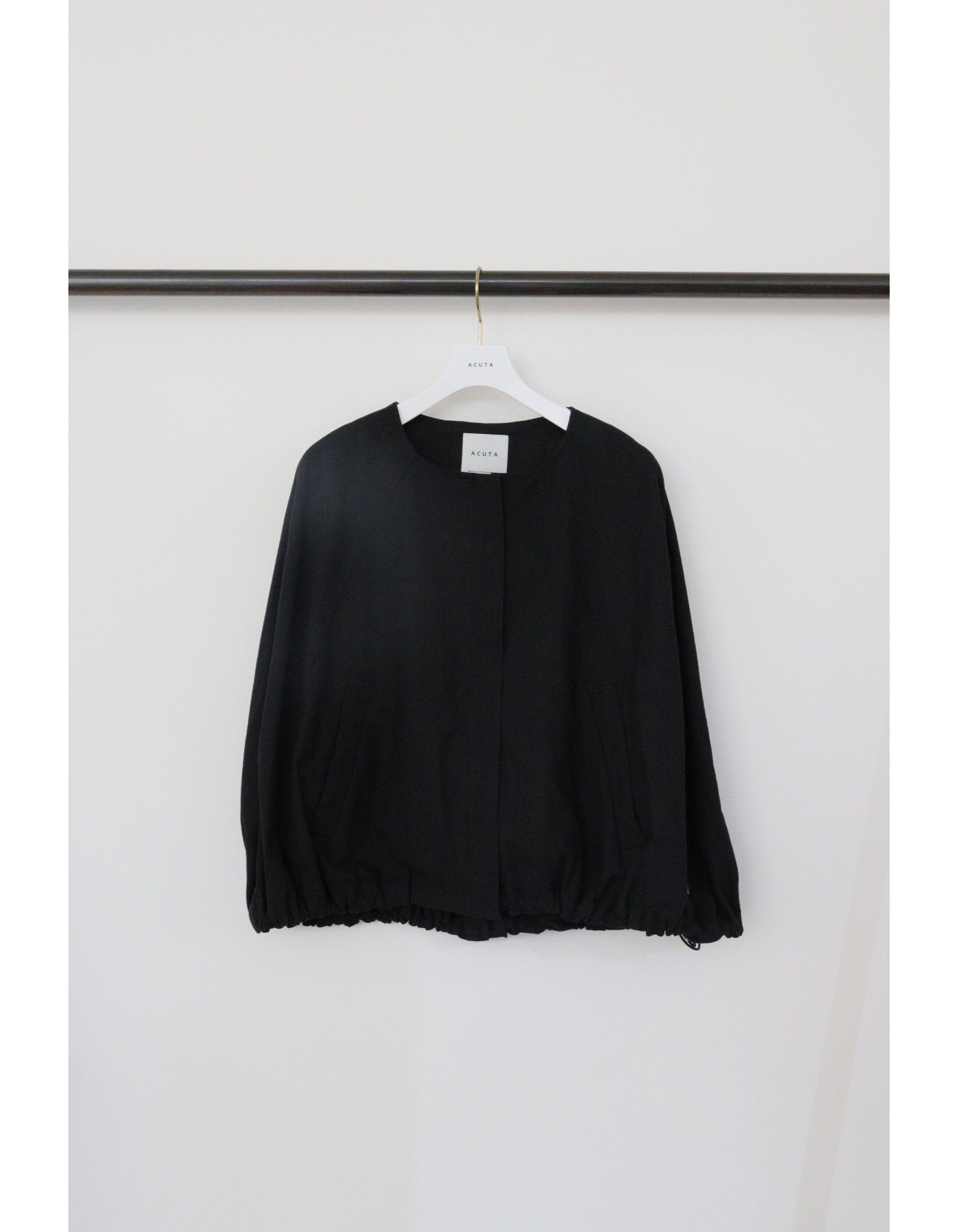 【ACUTA】コットンリネンケープブルゾン