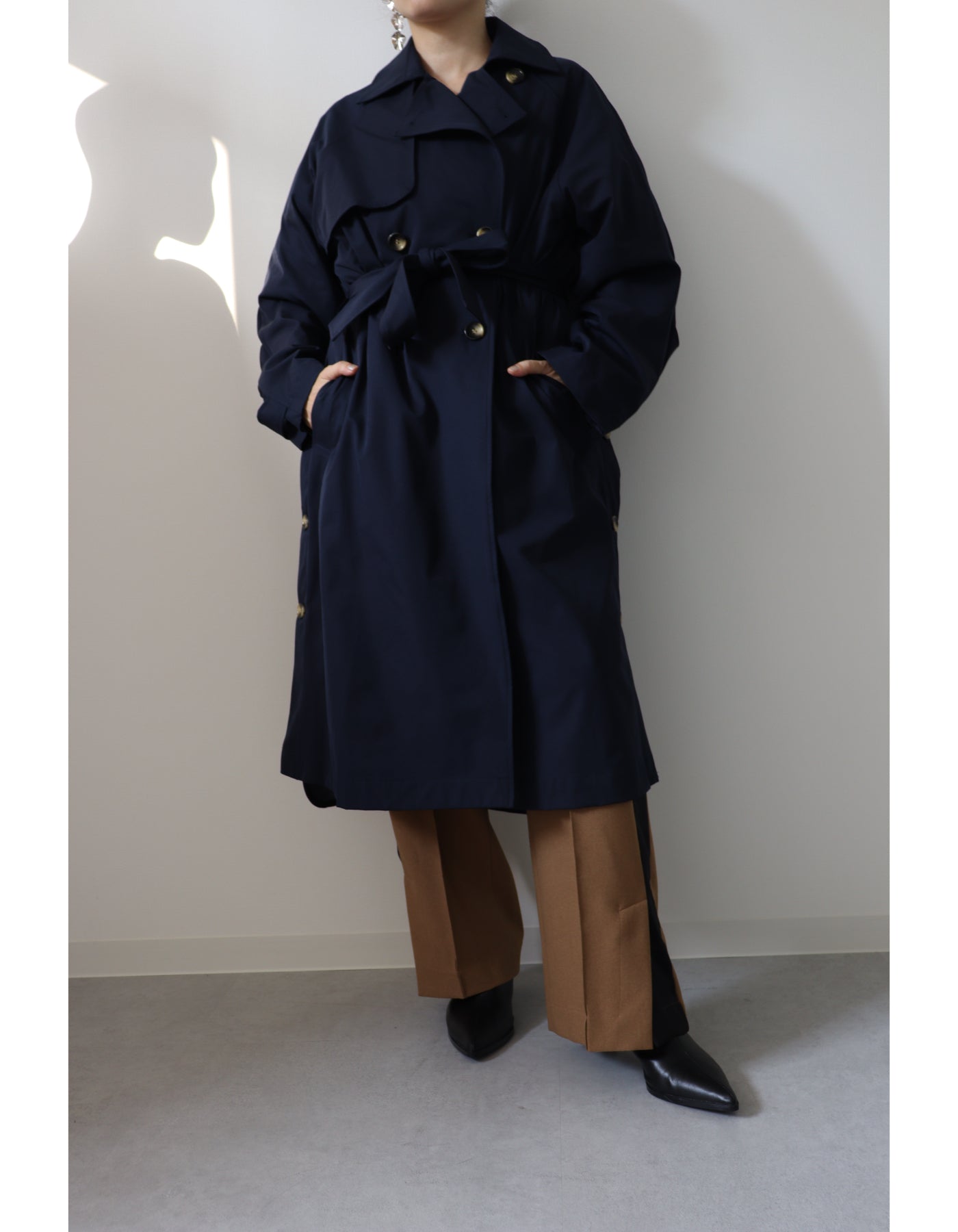 【ACUTA アクータ】バックキルティングトレンチコート