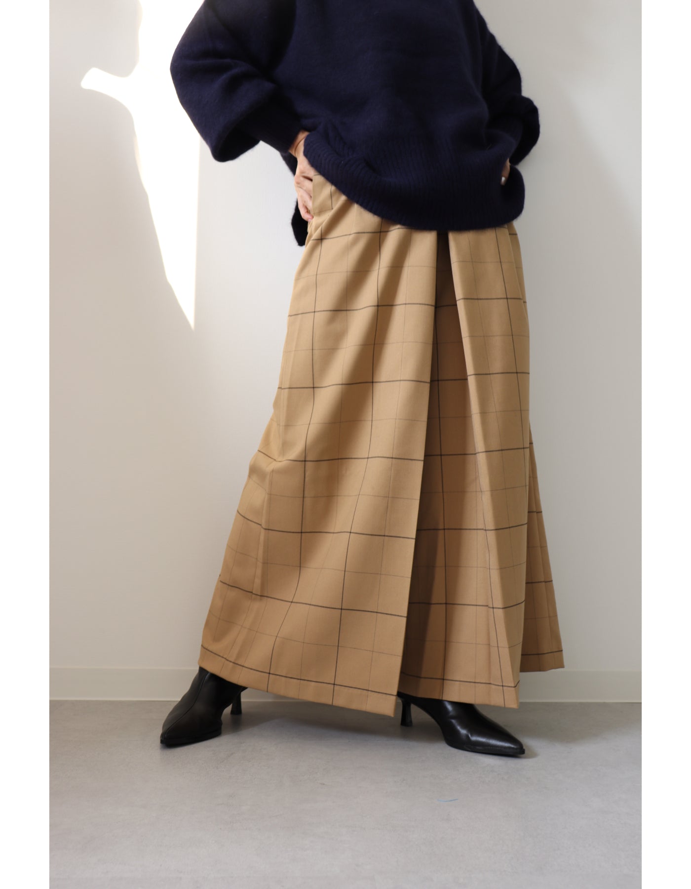 【ACUTA アクータ】ウィンドペンタックワイドパンツ