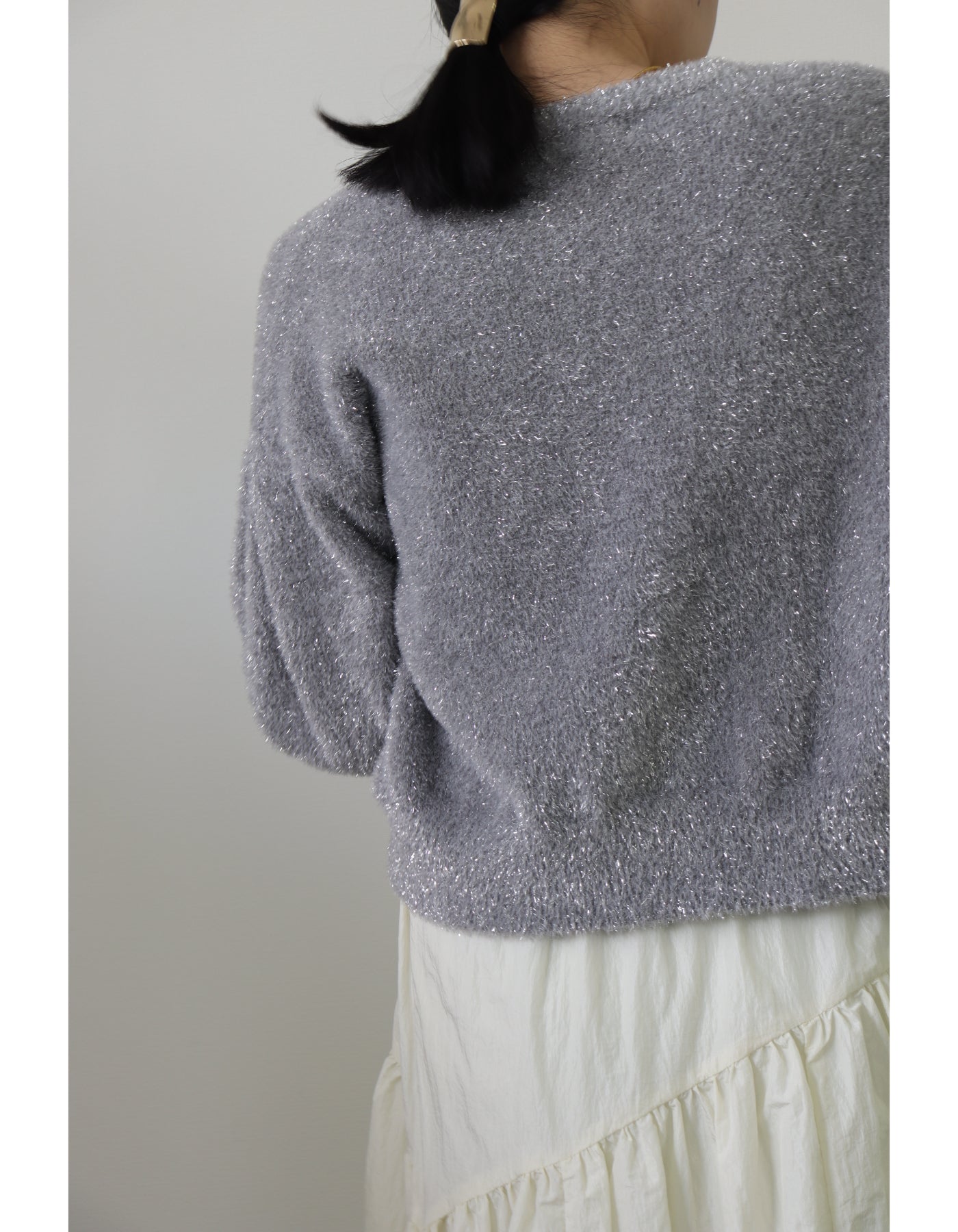 【ACUTA アクータ】ラメショートニットプルオーバー