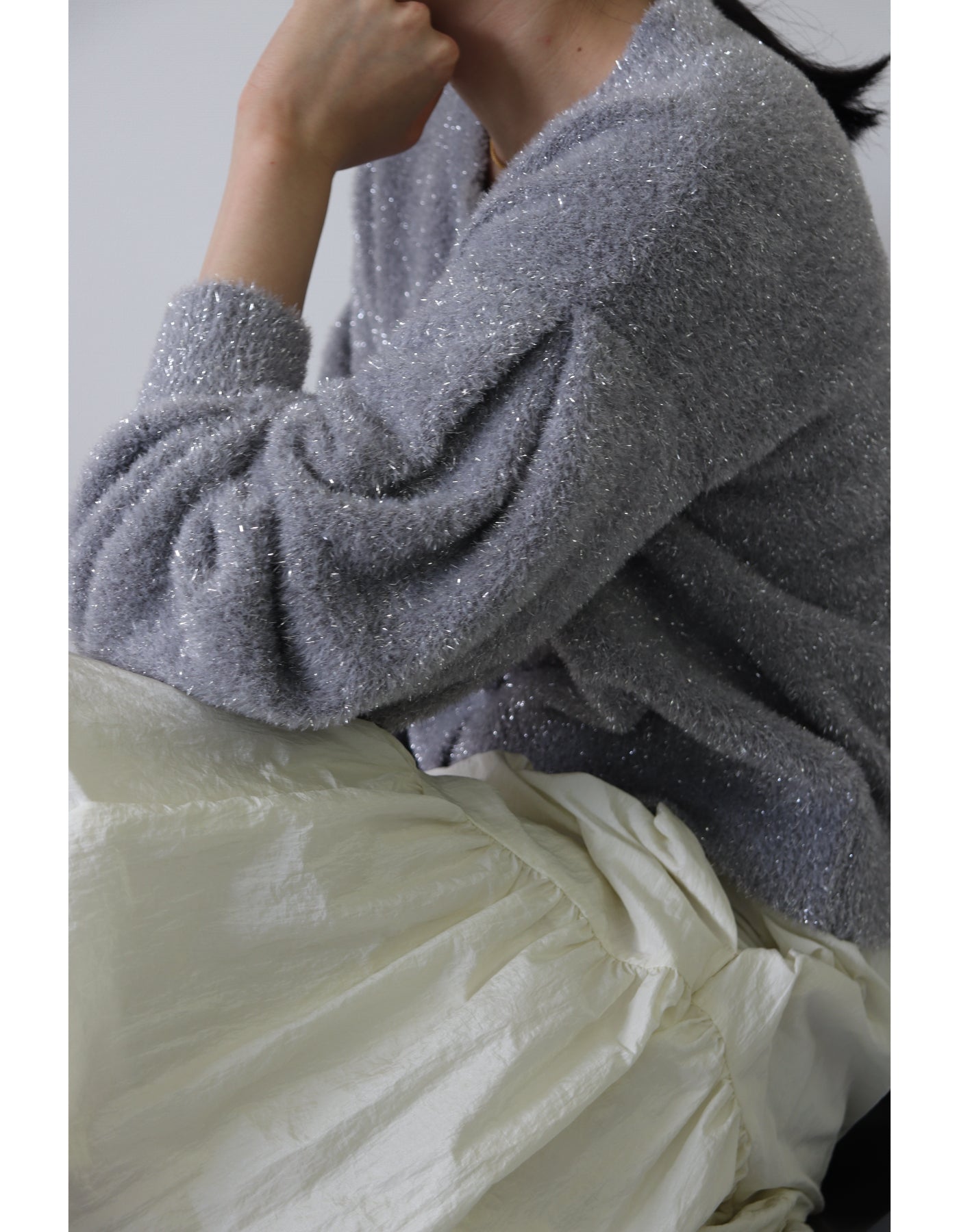 【ACUTA アクータ】ラメショートカーディガン
