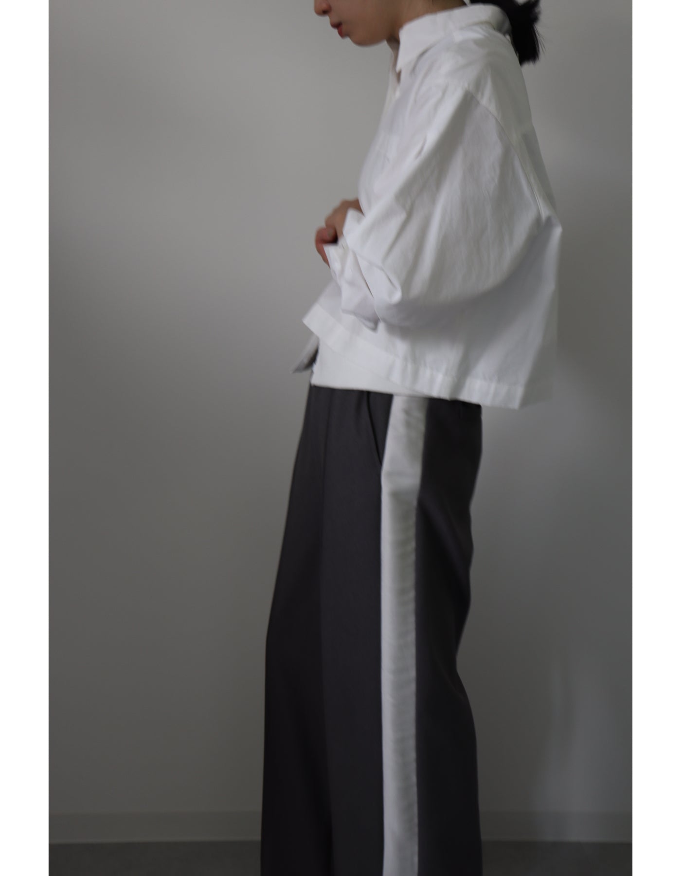 【ACUTA アクータ】ヘムリブシャツブルゾン