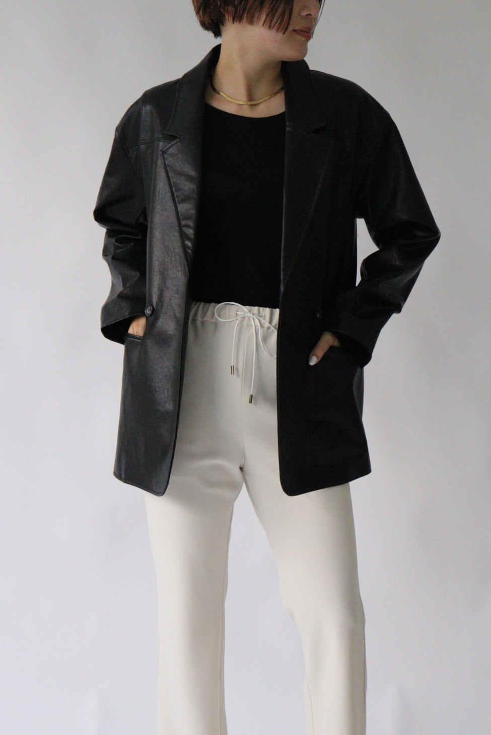 【ACUTA】【再入荷】ベアテレコロングTシャツ