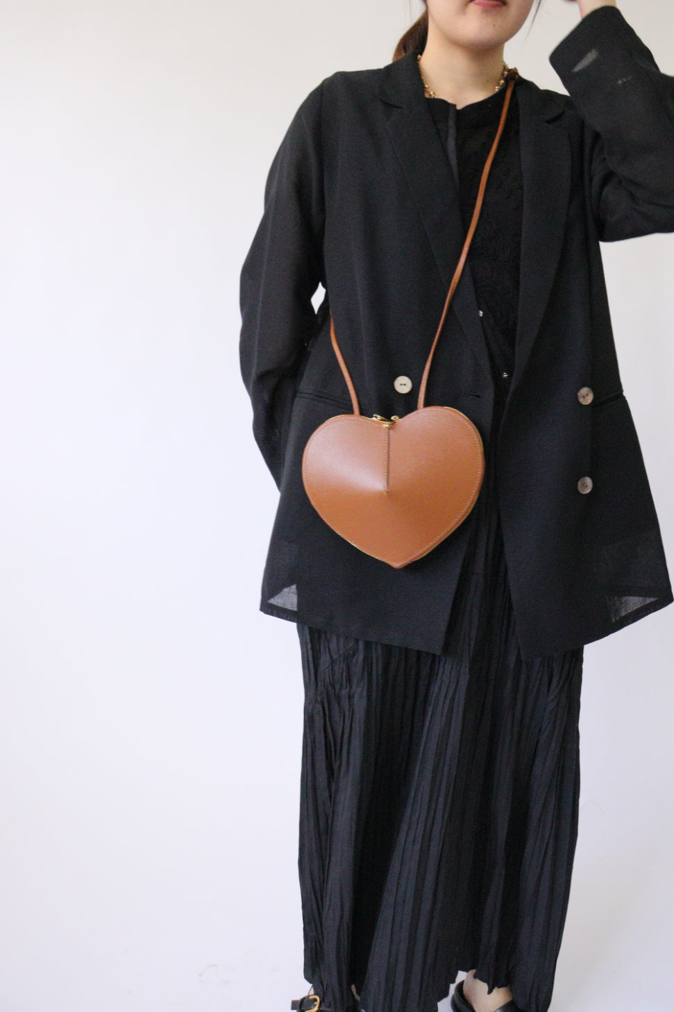 【MILLELA FIRENZE】ハートショルダーバッグ