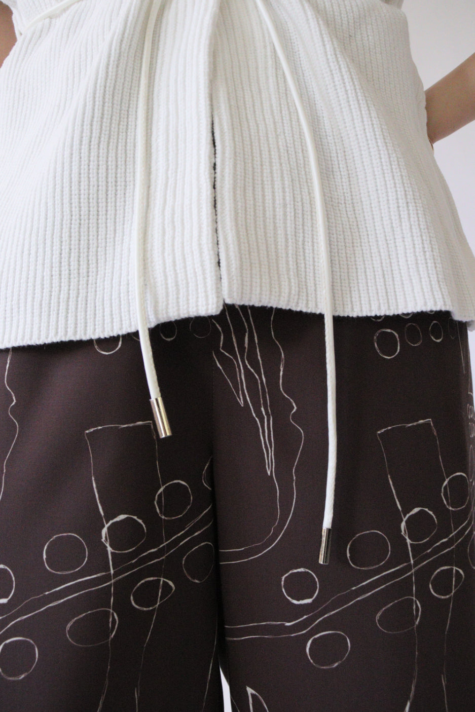 【Kazumi Doi ×ACUTA】Drawing artプリントイージーパンツ