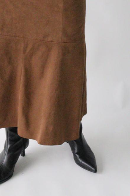 【ACUTA】フェイクスエードマーメイドスカート