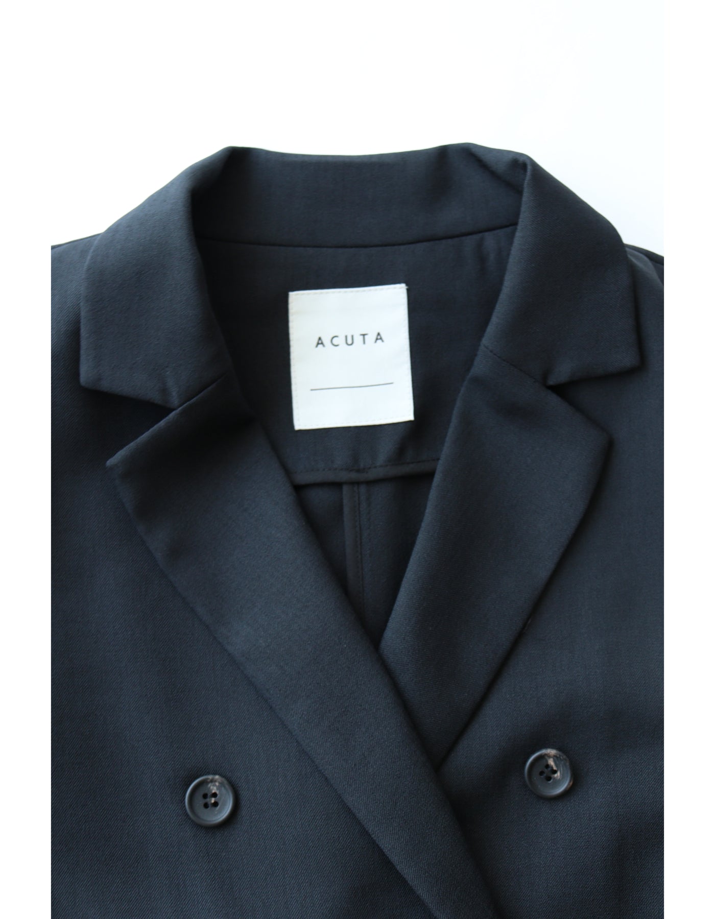 【ACUTA アクータ】ダブルブレストハーフスリーブジャケット