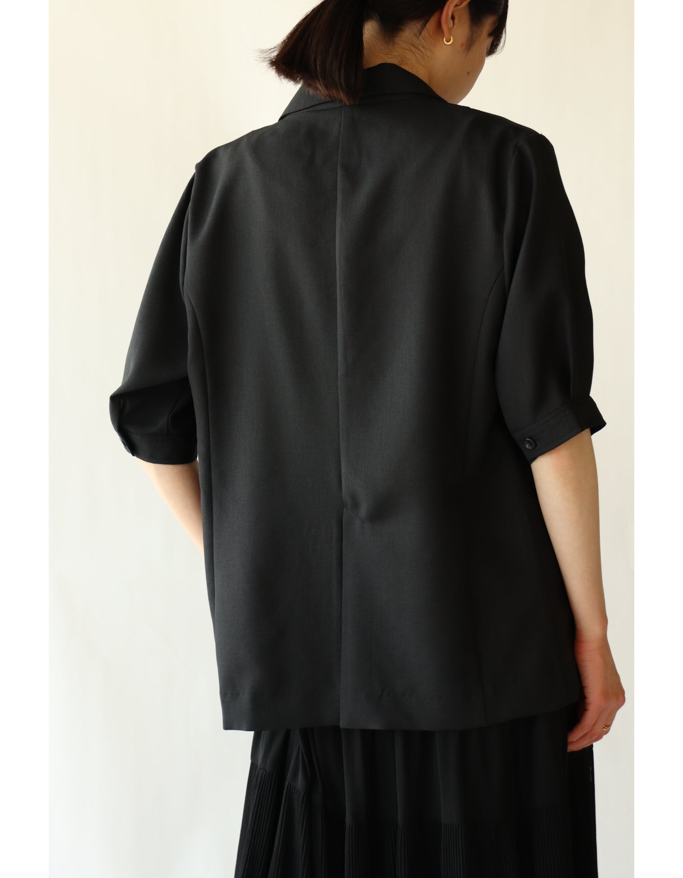 【ACUTA アクータ】ダブルブレストハーフスリーブジャケット