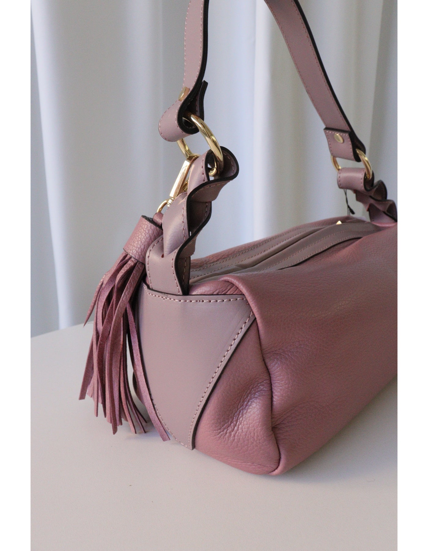 【MILLELA FIRENZE】バイカラーバッグ