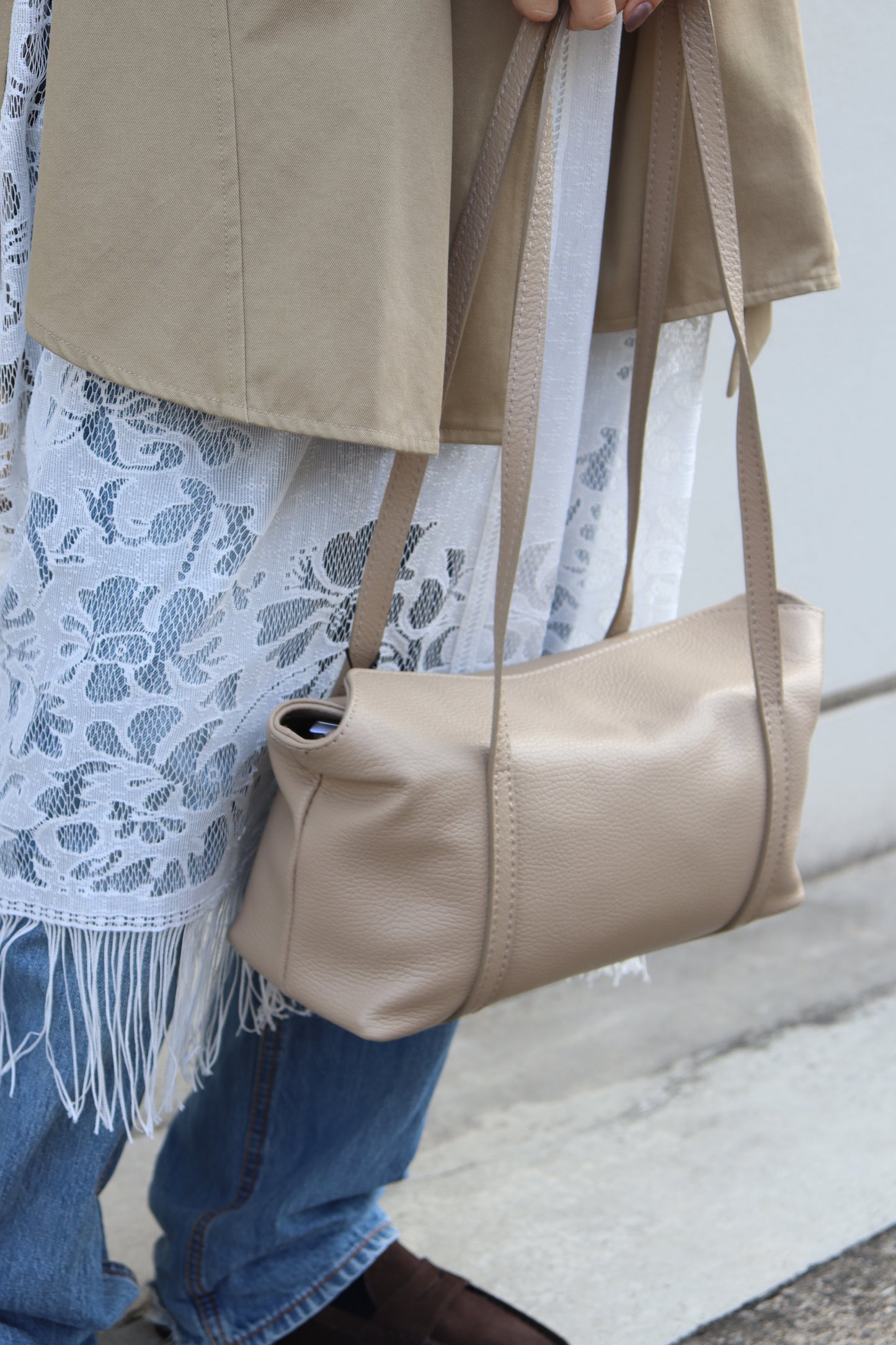 【MILLELA FIRENZE】レクタングルショルダーバッグ