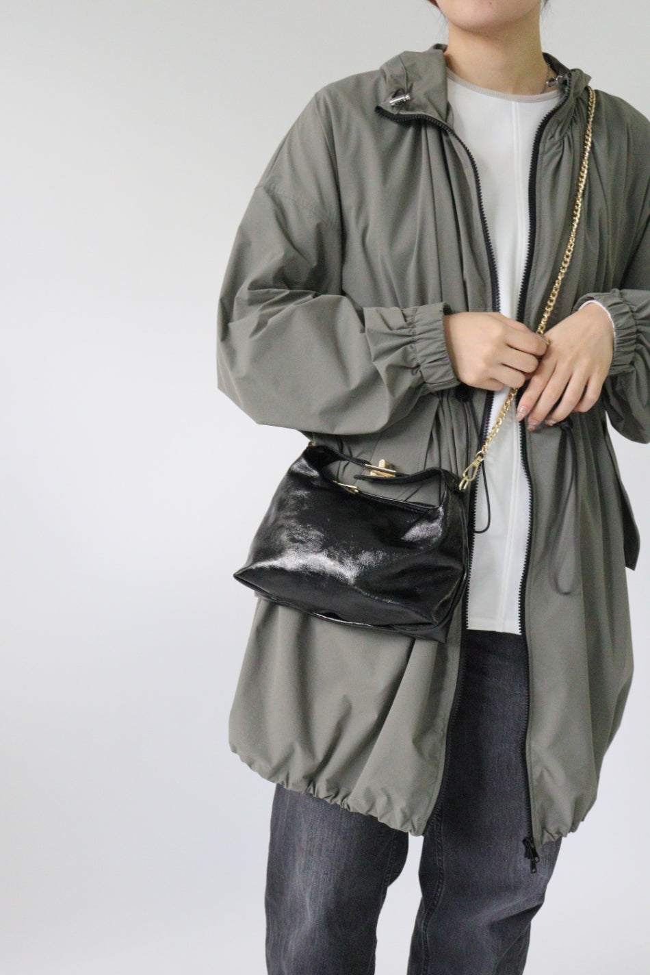 【ACUTA】【撥水】【UVカット】ドロストフードコート