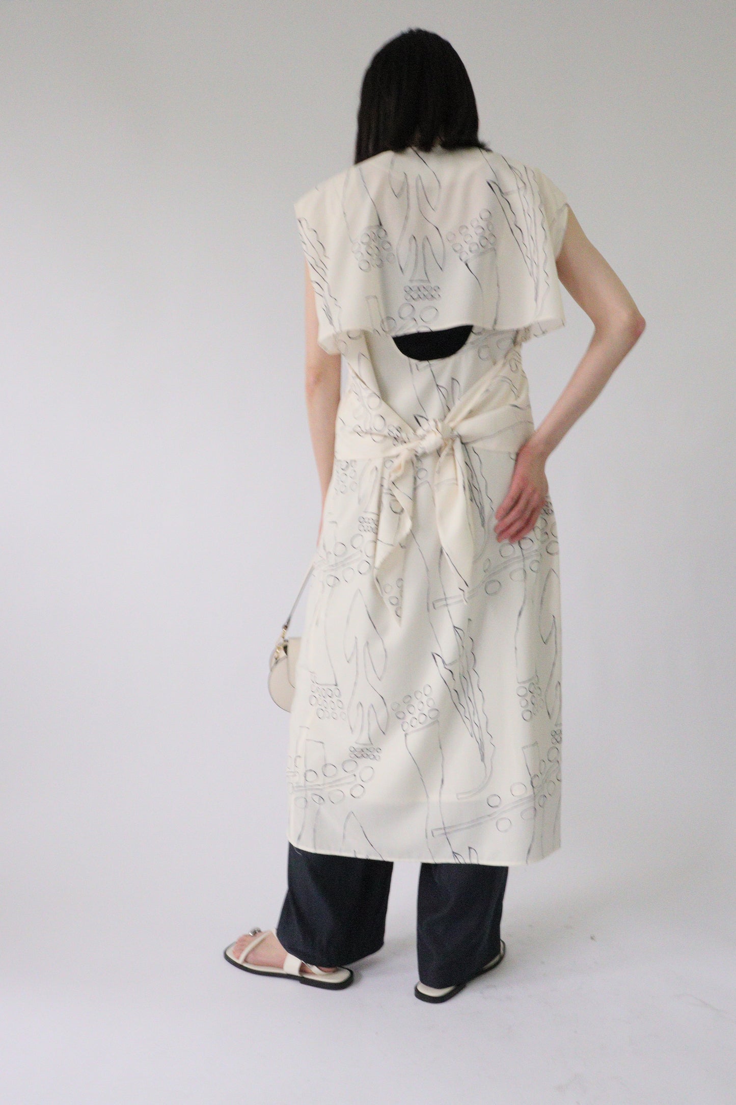 【Kazumi Doi ×ACUTA】Drawing artプリントワンピース