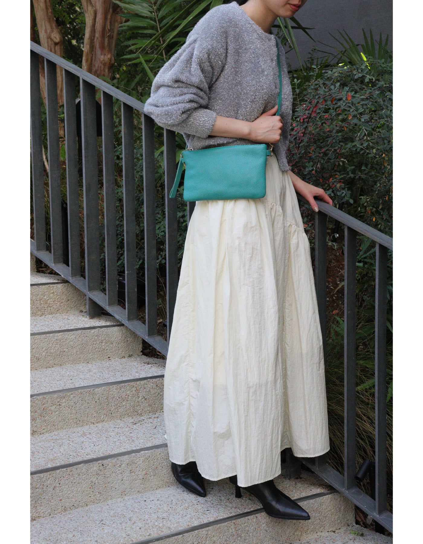 【MILLELA FIRENZE】レザークラッチ2WAYバッグ