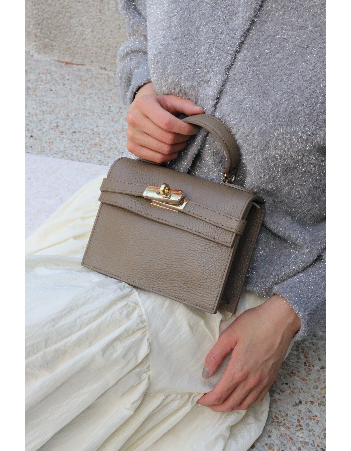 【MILLELA FIRENZE】ミニレザーバッグ