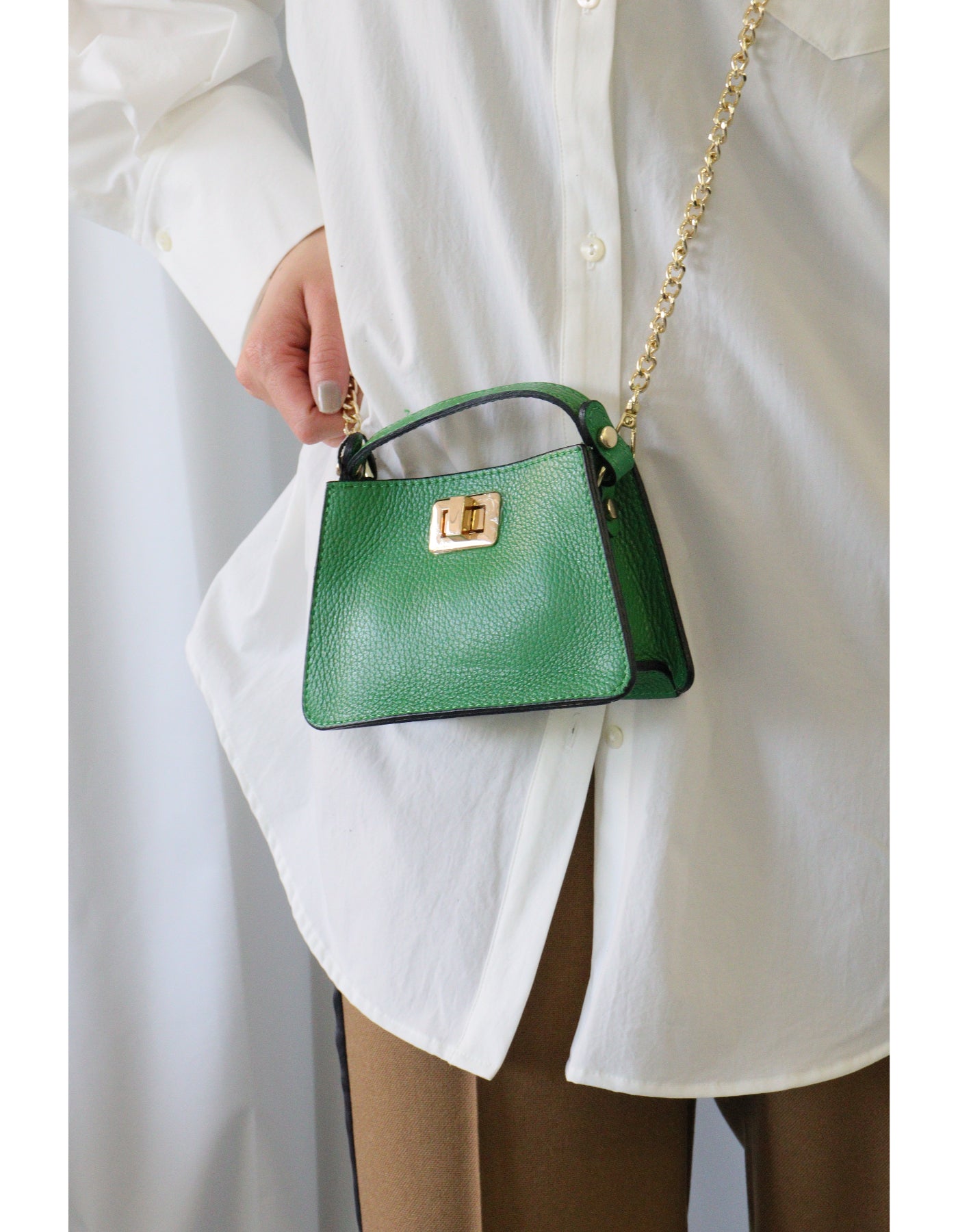 【MILLELA FIRENZE】チェーンミニバッグ
