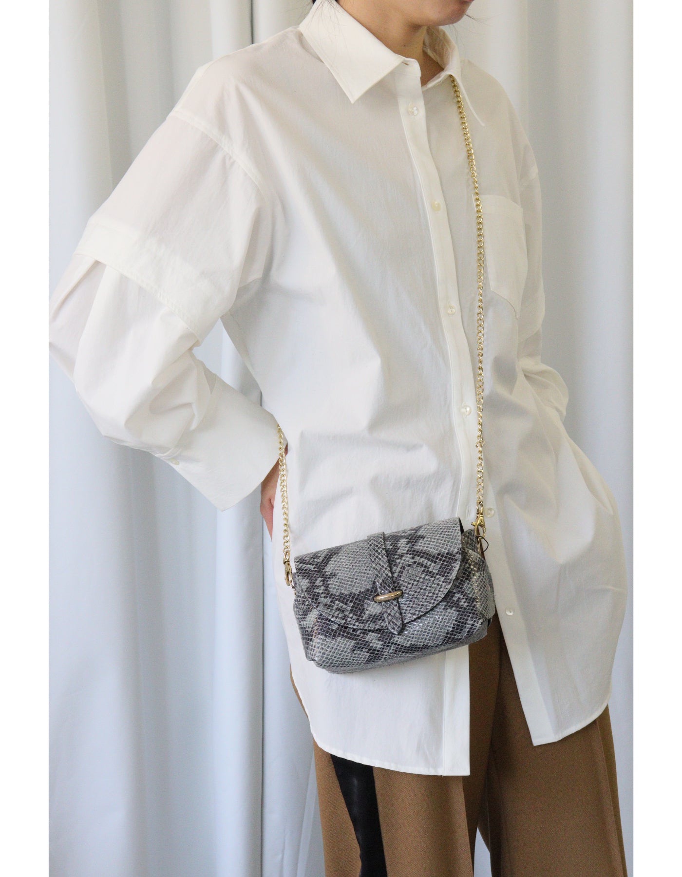【MILLELA FIRENZE】チェーンミニバッグ