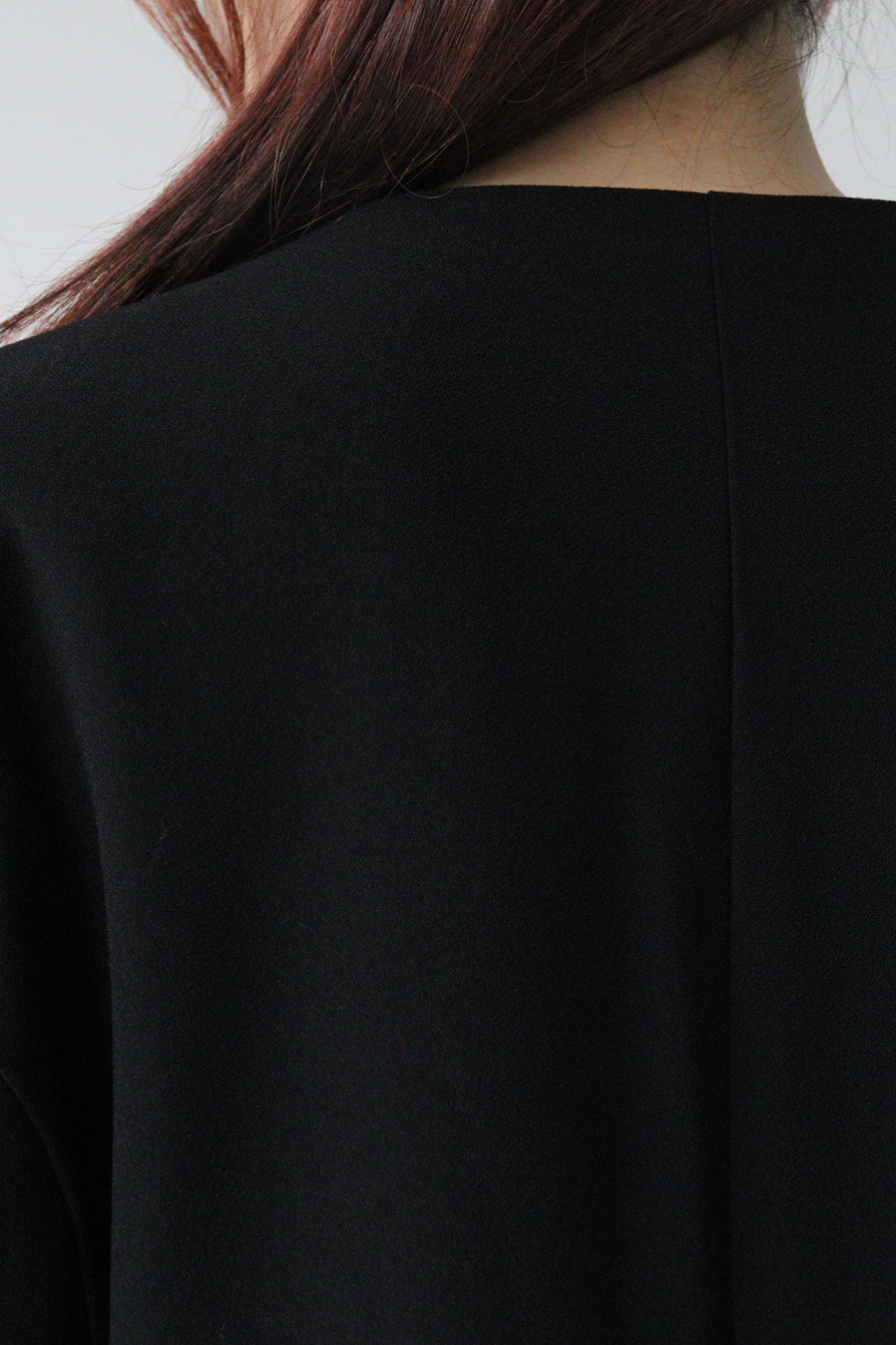 【ACUTA】シアーブラウス×ノーカラージャケット