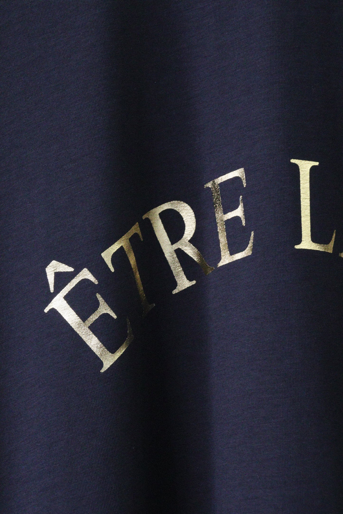 【ACUTA】箔プリントロゴフレンチカットソー